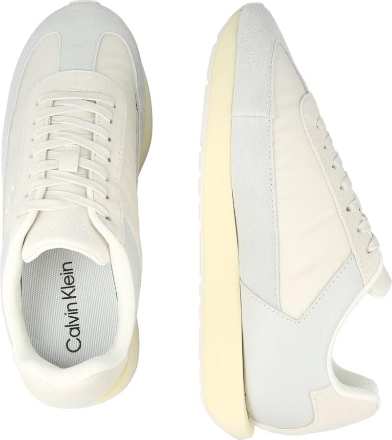 Calvin Klein Sneakers laag beige lichtgrijs wit - Foto 2