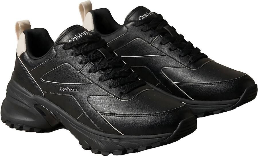Calvin Klein Sneakers laag beige zwart - Foto 4