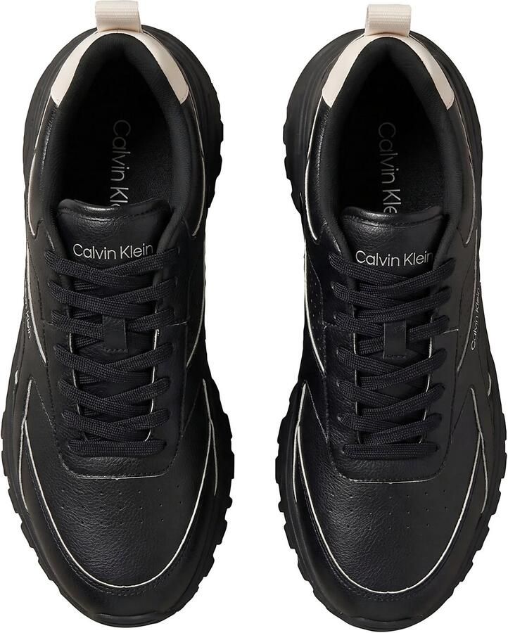 Calvin Klein Sneakers laag beige zwart - Foto 3