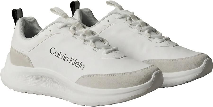 Calvin Klein Sneakers laag beige zwart wit - Foto 4
