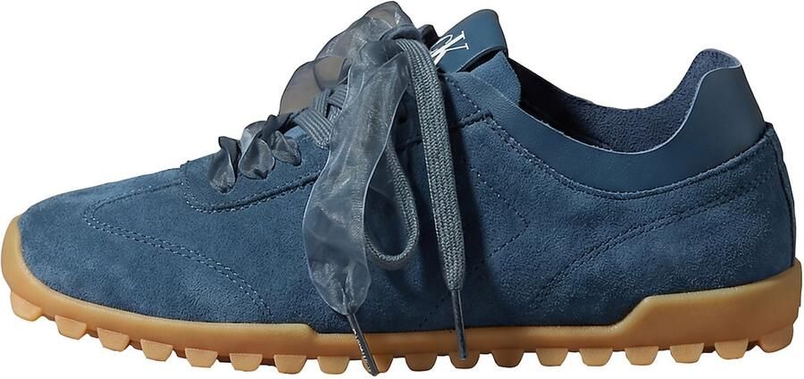 CK Calvin Klein Sneakers van suède met twee veters - Foto 4