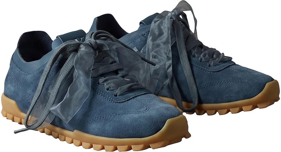 CK Calvin Klein Sneakers van suède met twee veters - Foto 2