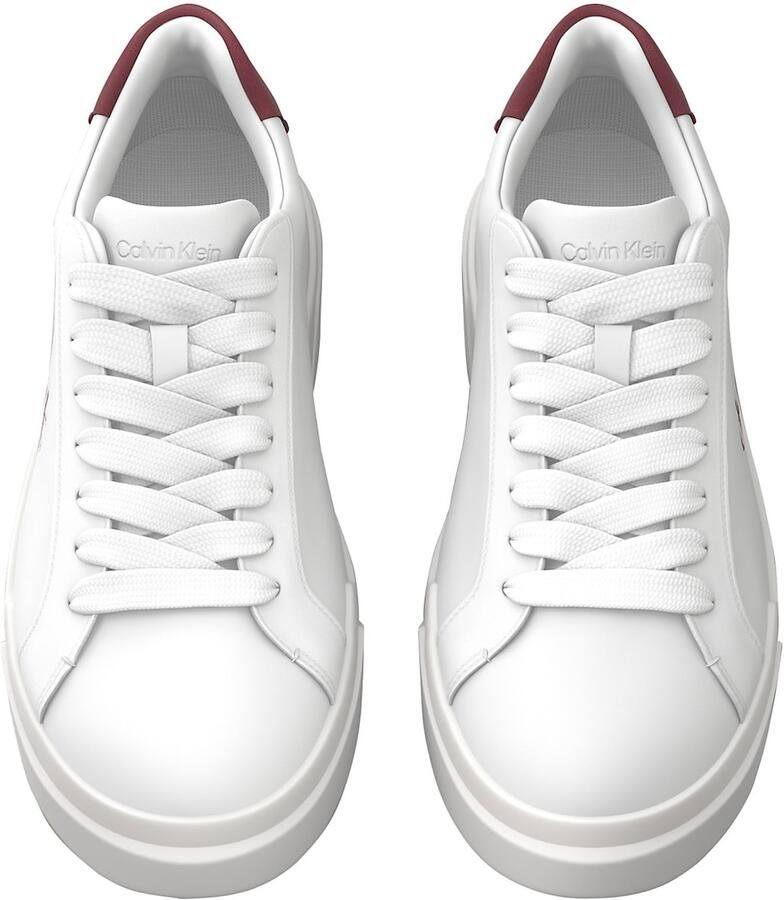 Calvin Klein Sneakers laag bourgogne wit - Foto 2