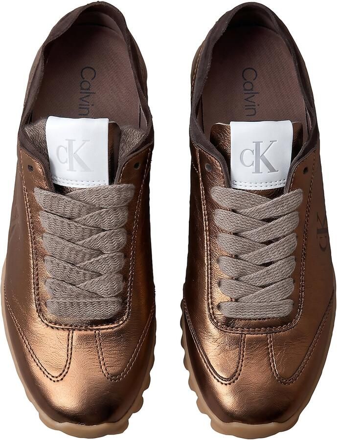 Calvin Klein Sneakers laag bruin - Foto 3