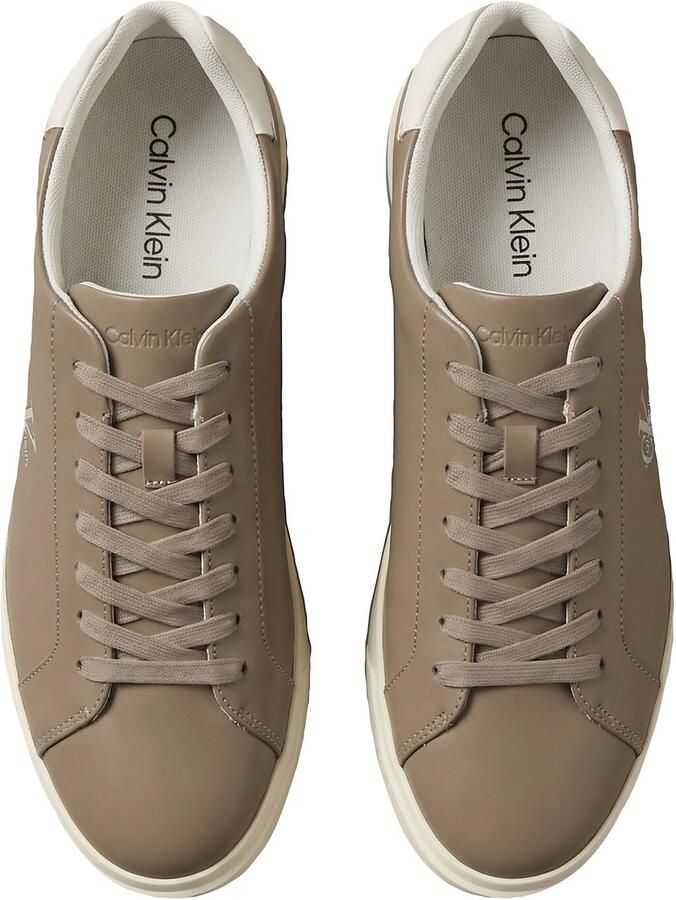 Calvin Klein Sneakers laag bruin natuurwit - Foto 3