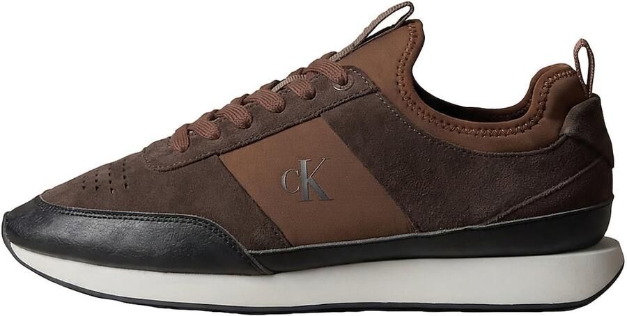 Calvin Klein Sneakers laag bruin ombergrijs zwart - Foto 2