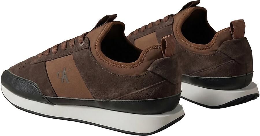 Calvin Klein Sneakers laag bruin ombergrijs zwart - Foto 6