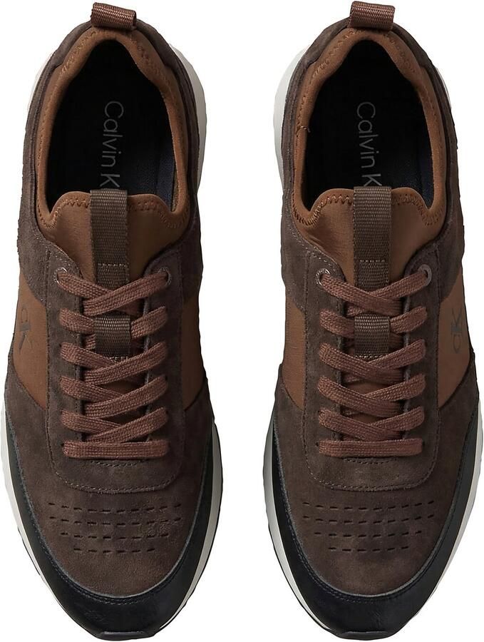 Calvin Klein Sneakers laag bruin ombergrijs zwart - Foto 4