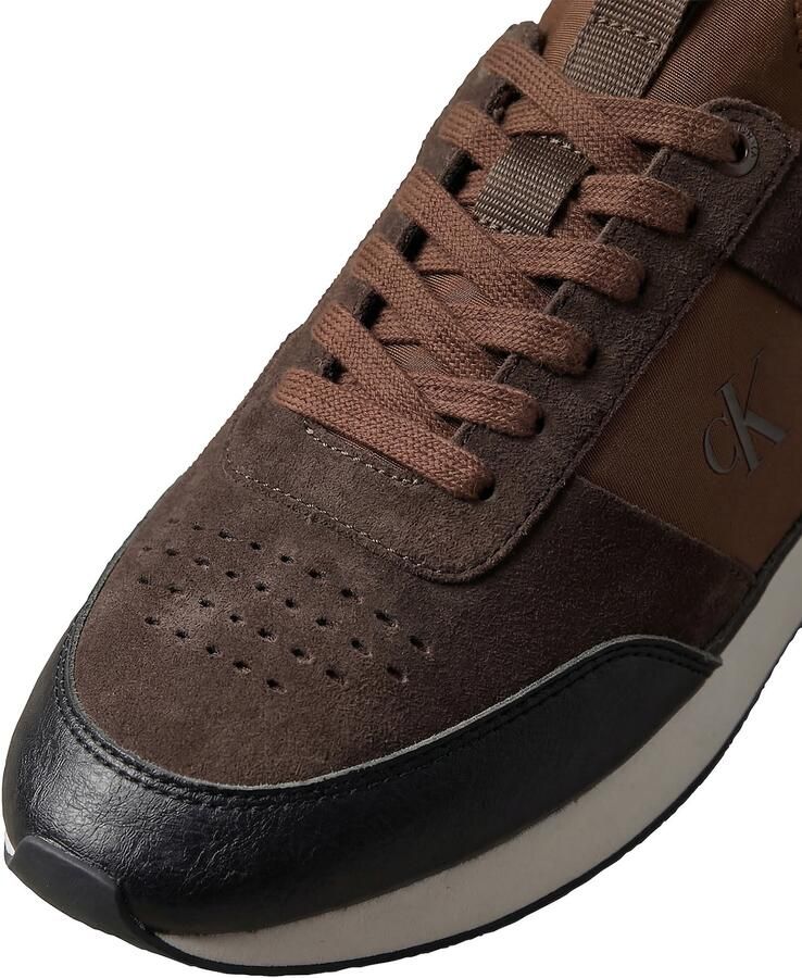 Calvin Klein Sneakers laag bruin ombergrijs zwart - Foto 3