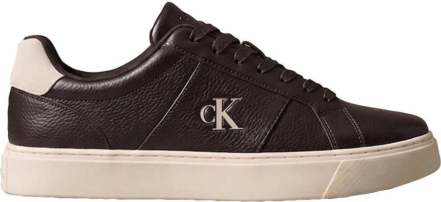 Calvin Klein Sneakers laag chocoladebruin wit - Foto 5