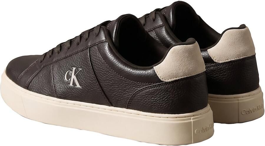 Calvin Klein Sneakers laag chocoladebruin wit - Foto 4