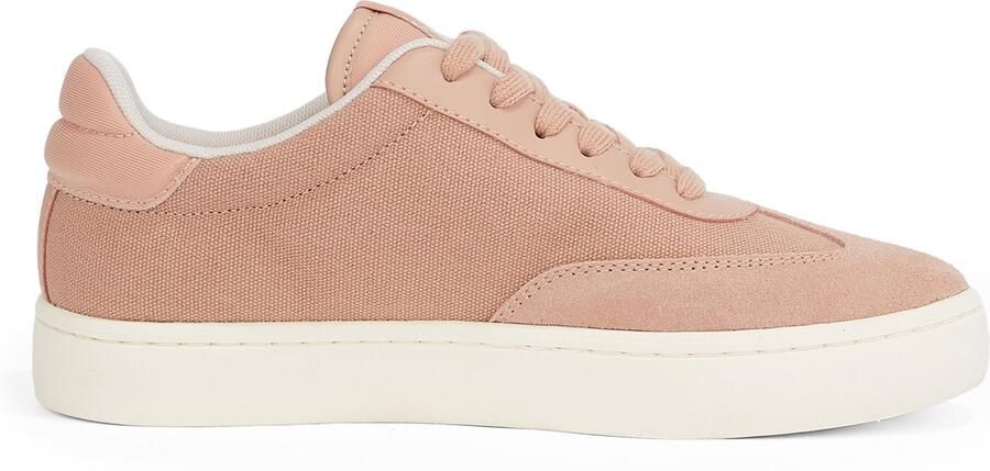 Calvin Klein Sneakers CLASSIC CUPSOLE LOW MIX MG WN veterschoenen vrijetijdsschoen lage schoen met logo-opschrift aan de zijkant - Foto 4