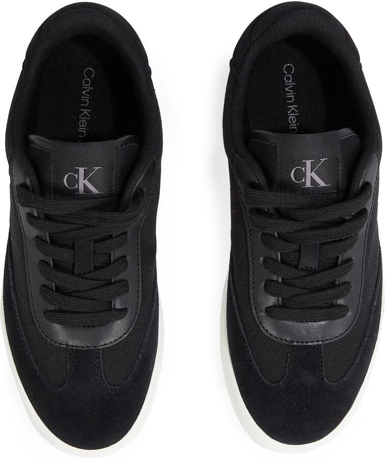 Calvin Klein Sneakers CLASSIC CUPSOLE LOW MIX MG WN veterschoenen vrijetijdsschoen lage schoen met logo-opschrift aan de zijkant - Foto 2