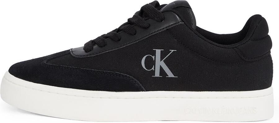 Calvin Klein Sneakers CLASSIC CUPSOLE LOW MIX MG WN veterschoenen vrijetijdsschoen lage schoen met logo-opschrift aan de zijkant
