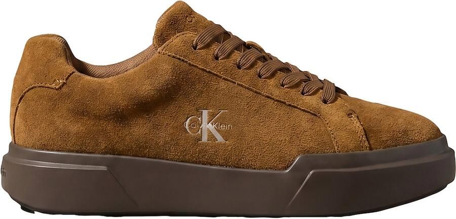 Calvin Klein Sneakers laag cognac