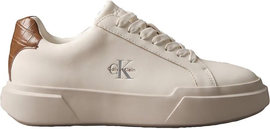 Calvin Klein Sneakers laag crème bruin - Foto 6