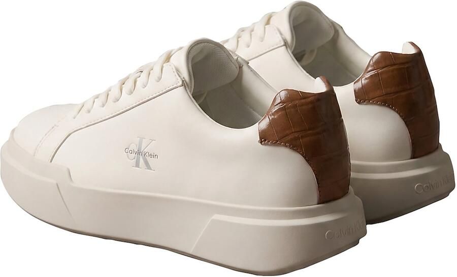 Calvin Klein Sneakers laag crème bruin - Foto 4