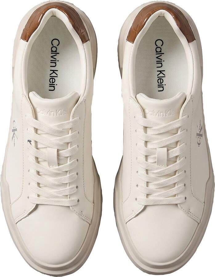 Calvin Klein Sneakers laag crème bruin - Foto 2