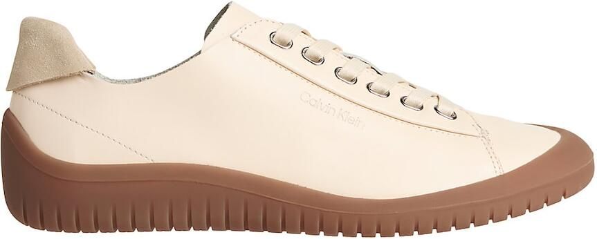Calvin Klein Sneakers laag crème donkerbeige