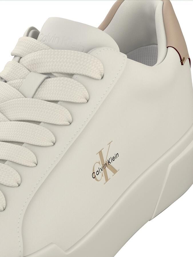 Calvin Klein Sneakers laag crème mokka zwart - Foto 8