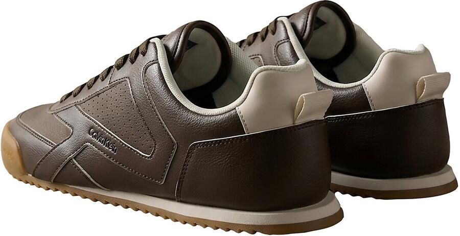 Calvin Klein Sneakers laag donkerbruin wit - Foto 4