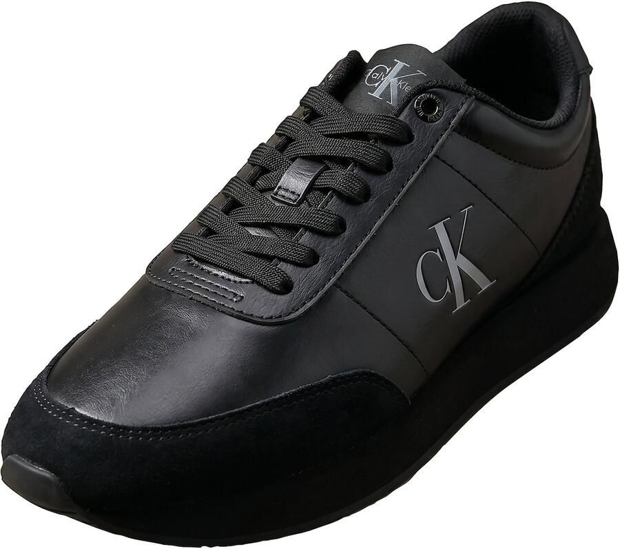 Calvin Klein Sneakers laag donkergrijs zwart - Foto 2