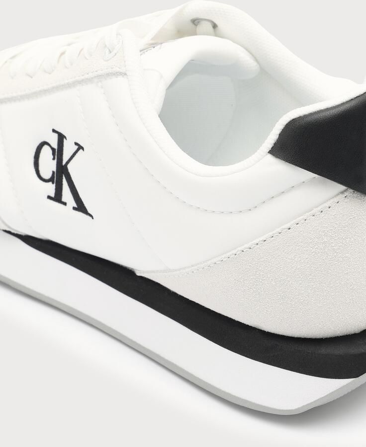 Calvin Klein Sneakers laag 'ESS' zwart wit - Foto 2