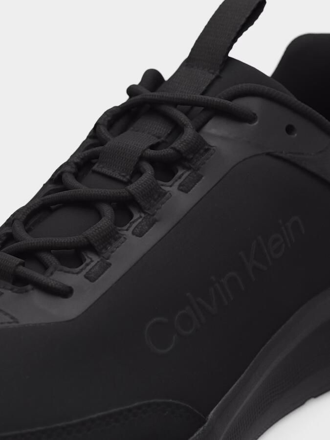 CK Calvin Klein heren sneakers met leer garnering model 'LIGHT EVA' - Foto 3