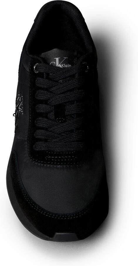 Calvin Klein Sneakers laag 'Essential Retro Mixed Texture' zwart wit - Foto 5