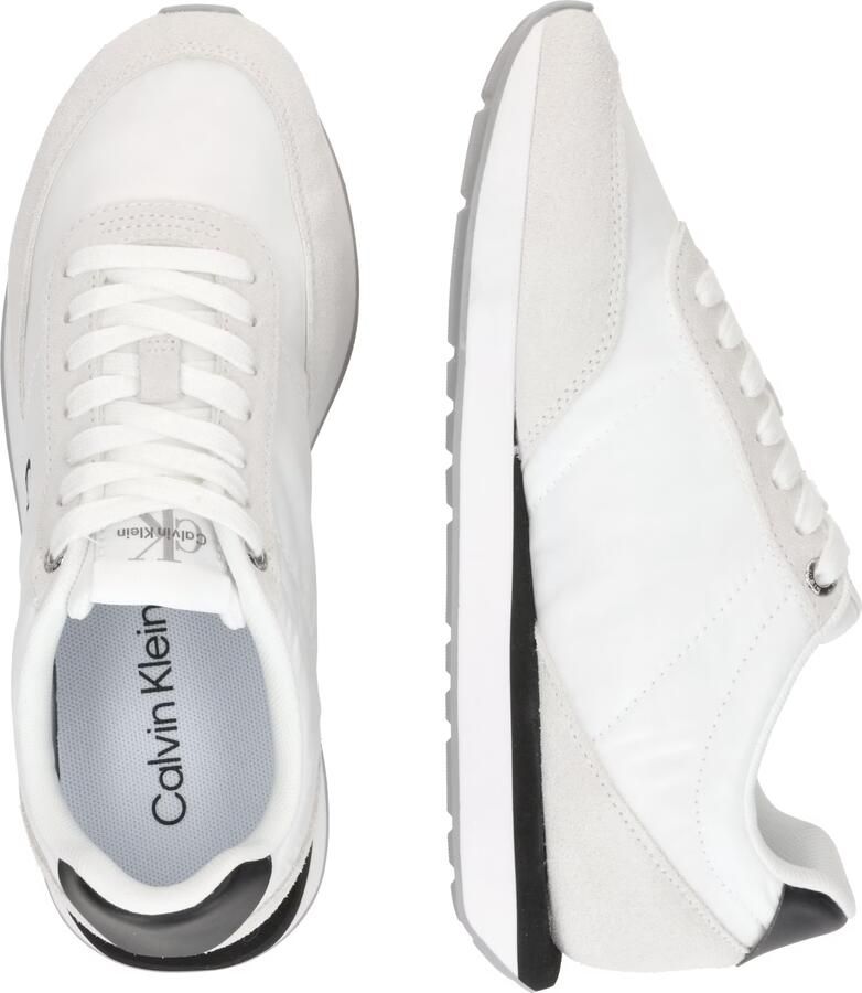 Calvin Klein Sneakers laag 'Essential Retro Mixed Texture' zwart wit - Foto 5