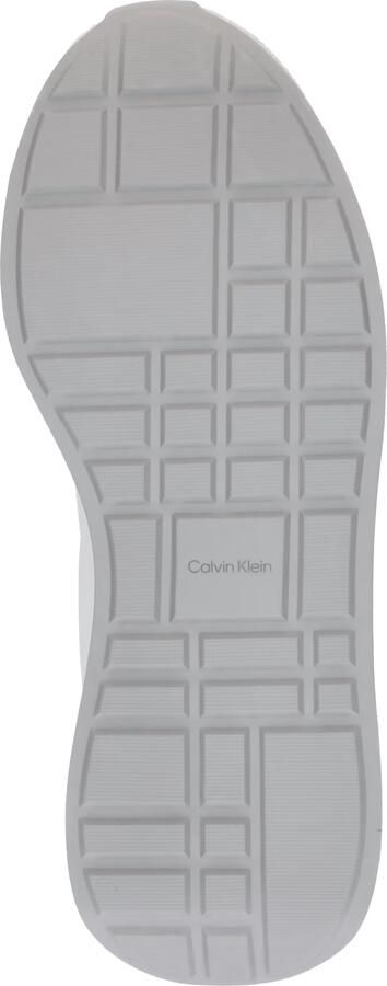 Calvin Klein Sneakers laag 'Essential Retro Mixed Texture' zwart wit - Foto 6