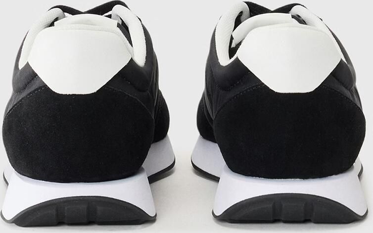 Calvin Klein Sneakers laag 'Essential Retro Mixed Texture' zwart wit - Foto 10