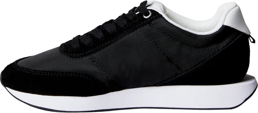 Calvin Klein Sneakers laag 'Essential Retro Mixed Texture' zwart wit - Foto 9