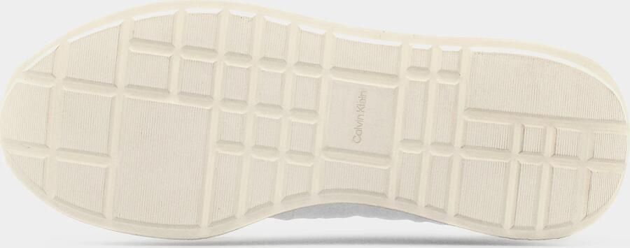 Calvin Klein Sneakers laag 'Essential Retro Mono-sock Fit' lichtgrijs zwart wit - Foto 6