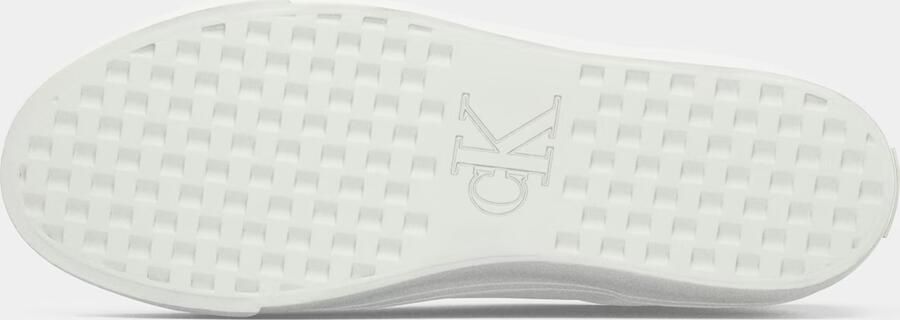 Calvin Klein Jeans Zilveren Leren Sneakers Stijlvol en Comfortabel - Foto 6