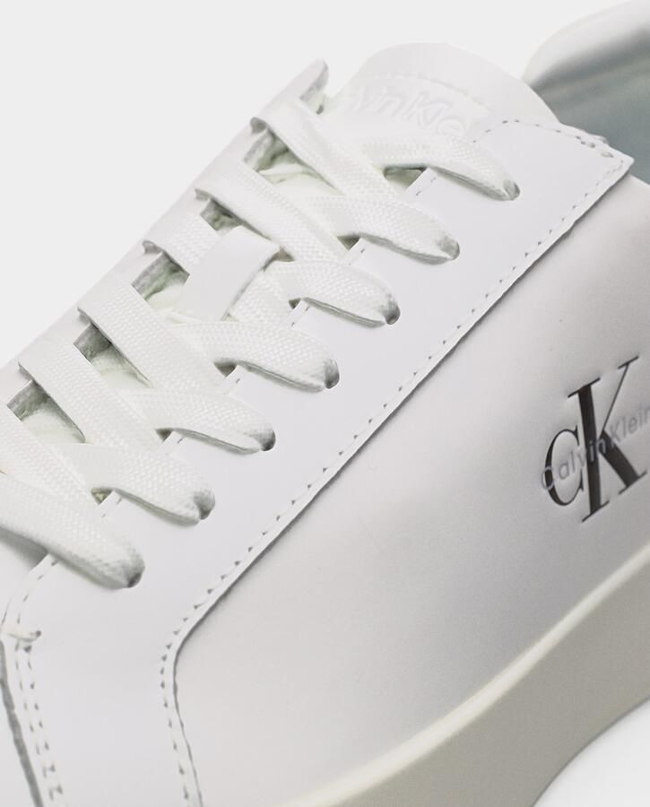 Calvin Klein Sneakers laag grijs zwart wit - Foto 3