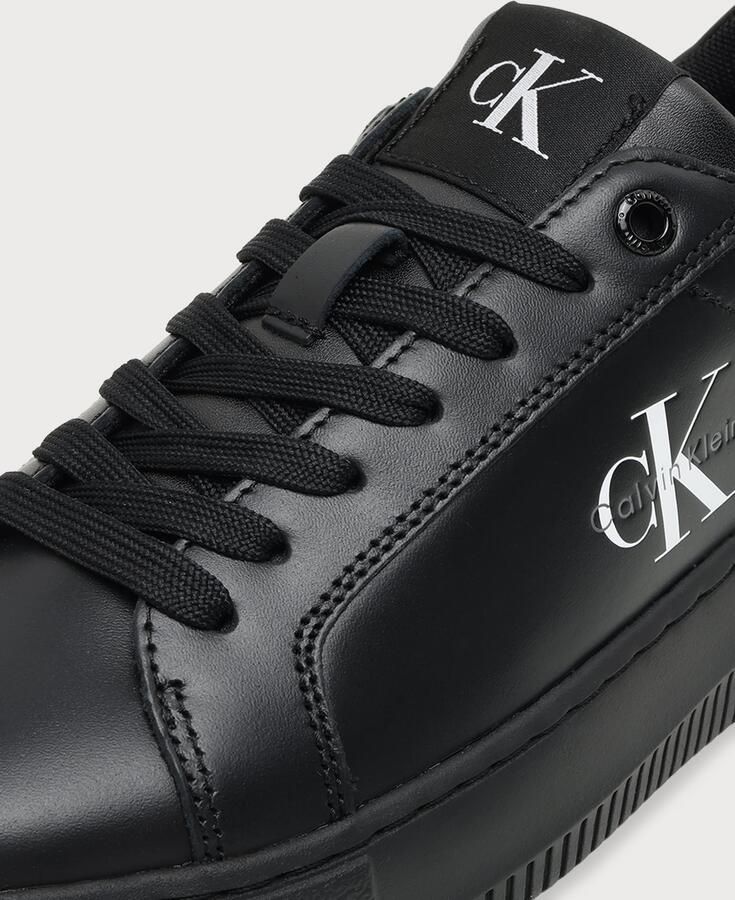 Calvin Klein Sneakers laag grijs zwart wit - Foto 3