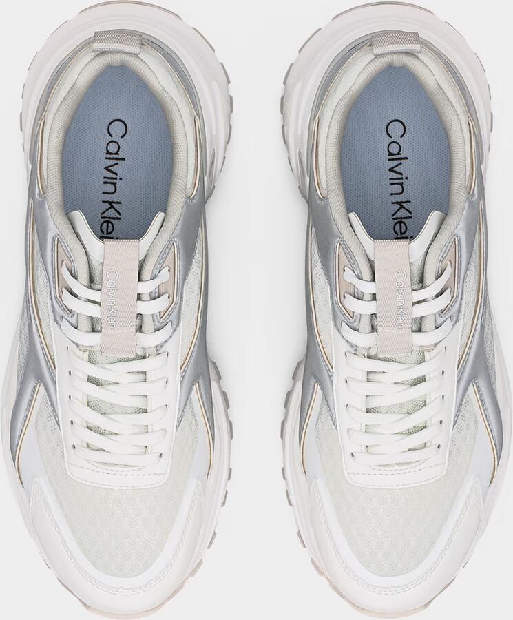 Calvin Klein Sneakers laag 'Hike Runner Metallic' zilver wit - Foto 3