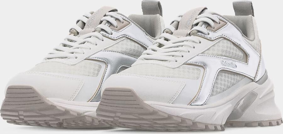 Calvin Klein Sneakers laag 'Hike Runner Metallic' zilver wit - Foto 6