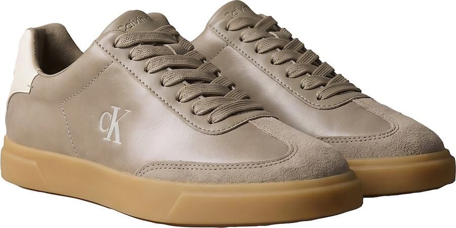 Calvin Klein Sneakers laag lichtbruin wit - Foto 4