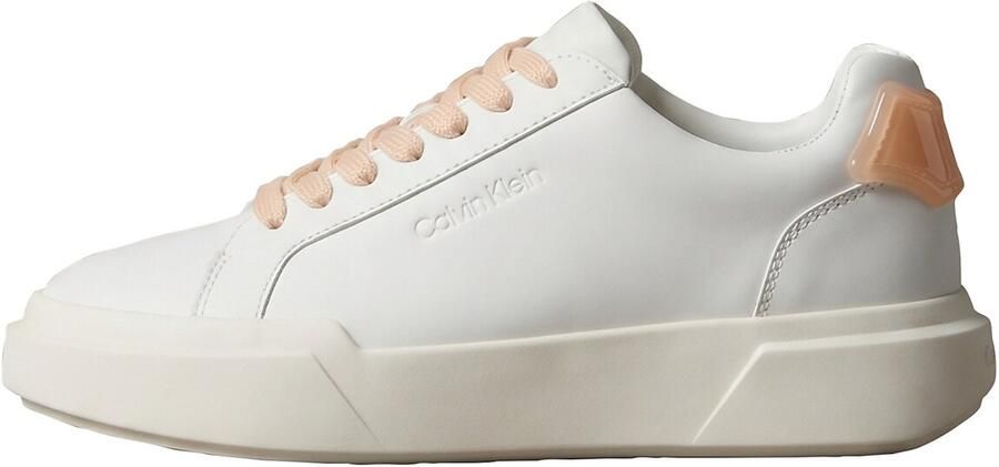 Calvin Klein Sneakers laag lichtoranje wit - Foto 6
