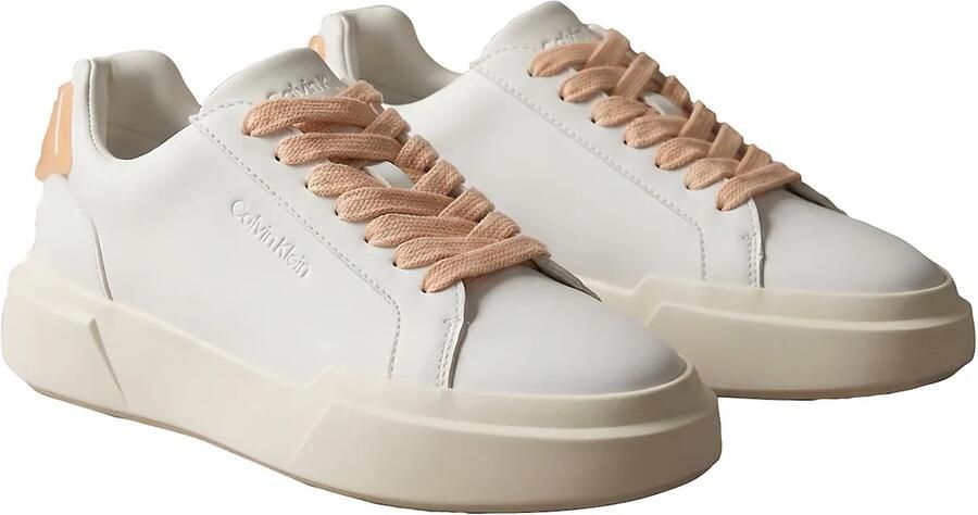 Calvin Klein Sneakers laag lichtoranje wit - Foto 5