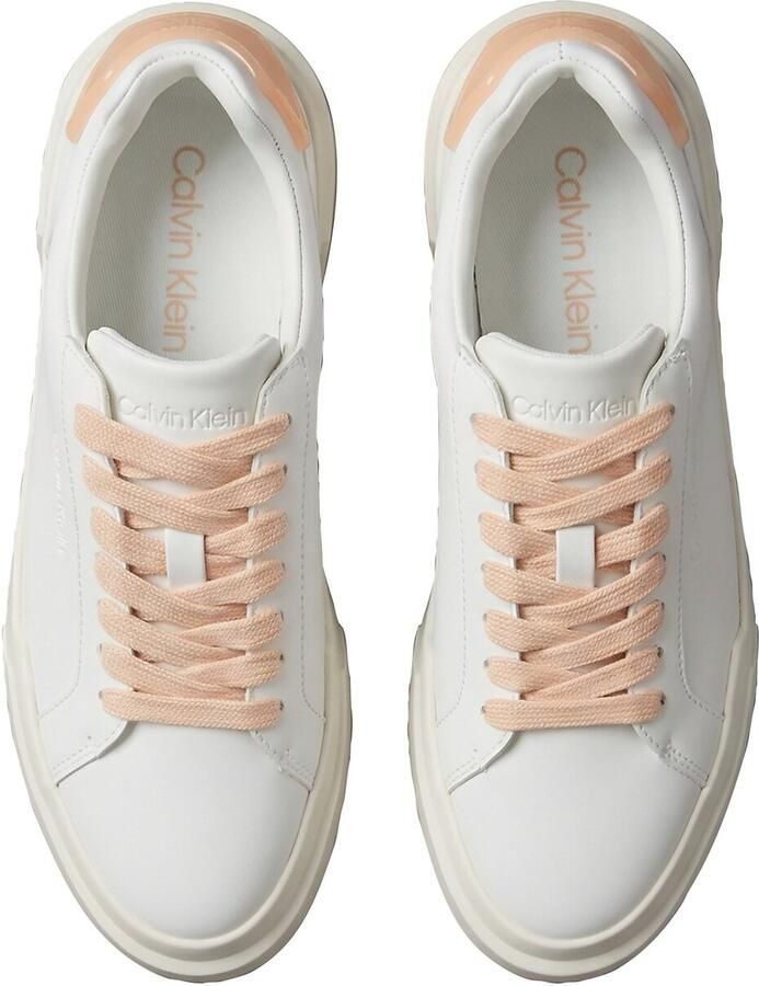 Calvin Klein Sneakers laag lichtoranje wit - Foto 2