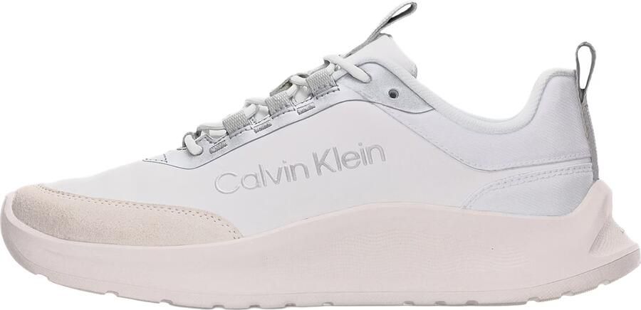 Calvin Klein Sneakers laag 'Lightweight Runner' zilver wit wolwit