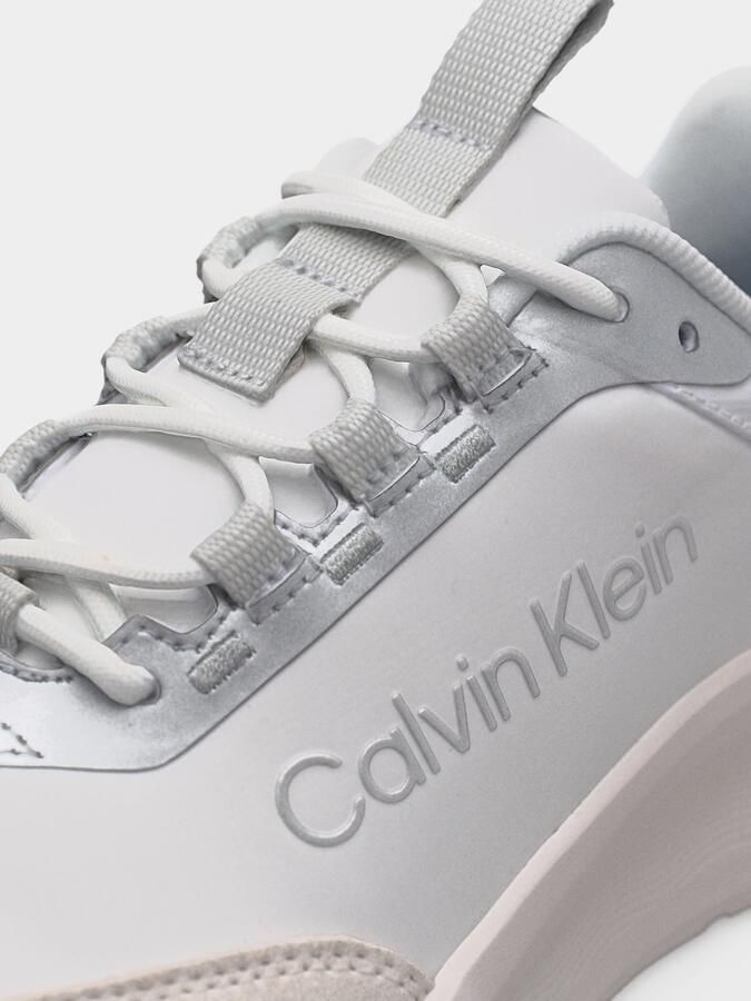 Calvin Klein Sneakers laag 'Lightweight Runner' zilver wit wolwit - Foto 3