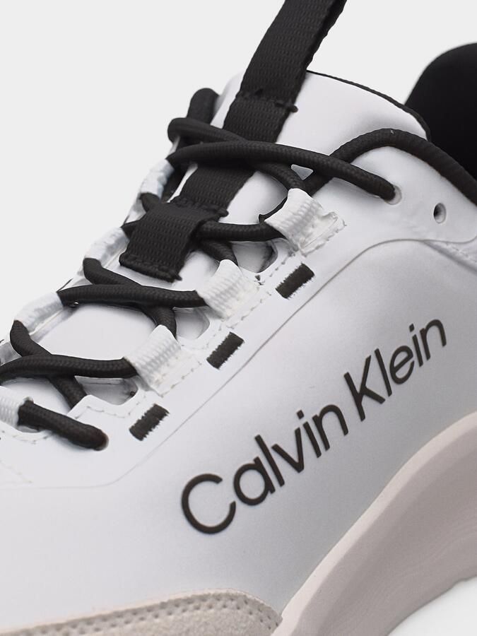 Calvin Klein Sneakers laag 'Lightweight Runner' zwart wit wolwit - Foto 4