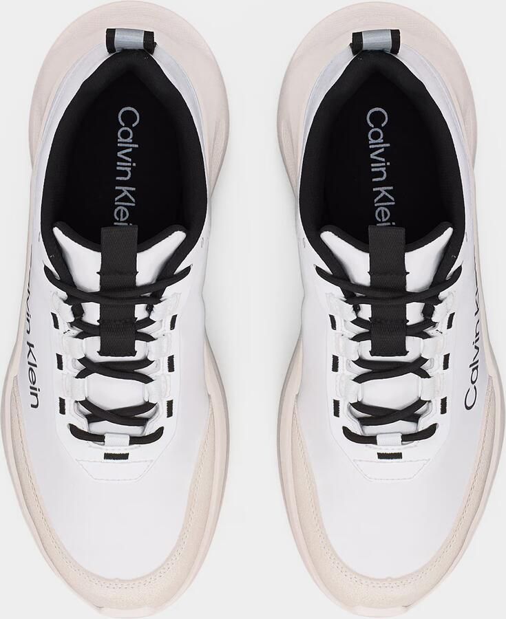 Calvin Klein Sneakers laag 'Lightweight Runner' zwart wit wolwit - Foto 3