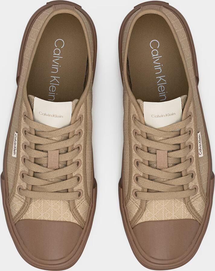 Calvin Klein Jeans Lage Sneakers VULC LOW LACEUP AOP CANVAS - Foto 4