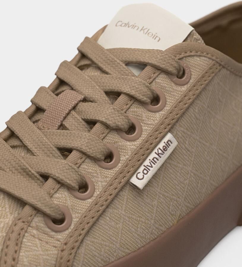 Calvin Klein Jeans Lage Sneakers VULC LOW LACEUP AOP CANVAS - Foto 3