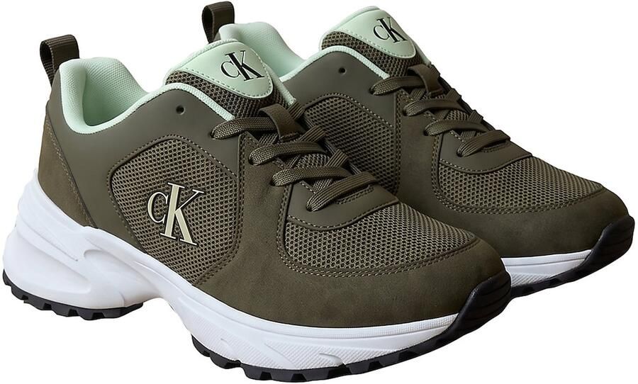 Calvin Klein Sneakers laag olijfgroen - Foto 5